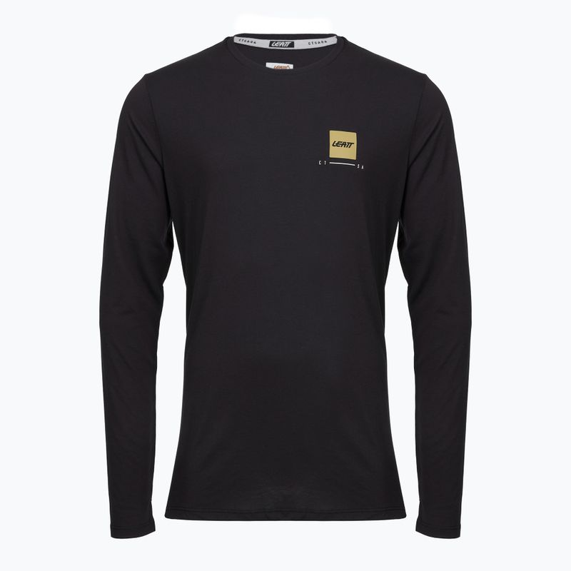 Longsleeve rowerowy męski Leatt MTB Gravity 3.0 ghost black