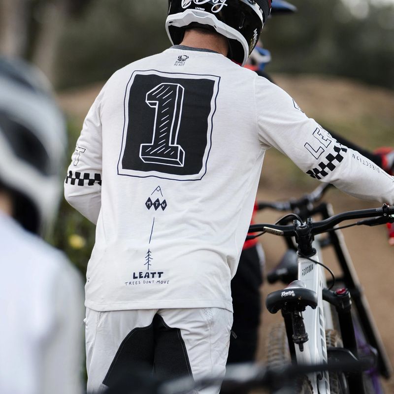 Longsleeve rowerowy męski Leatt MTB Gravity 3.0 cream white 8
