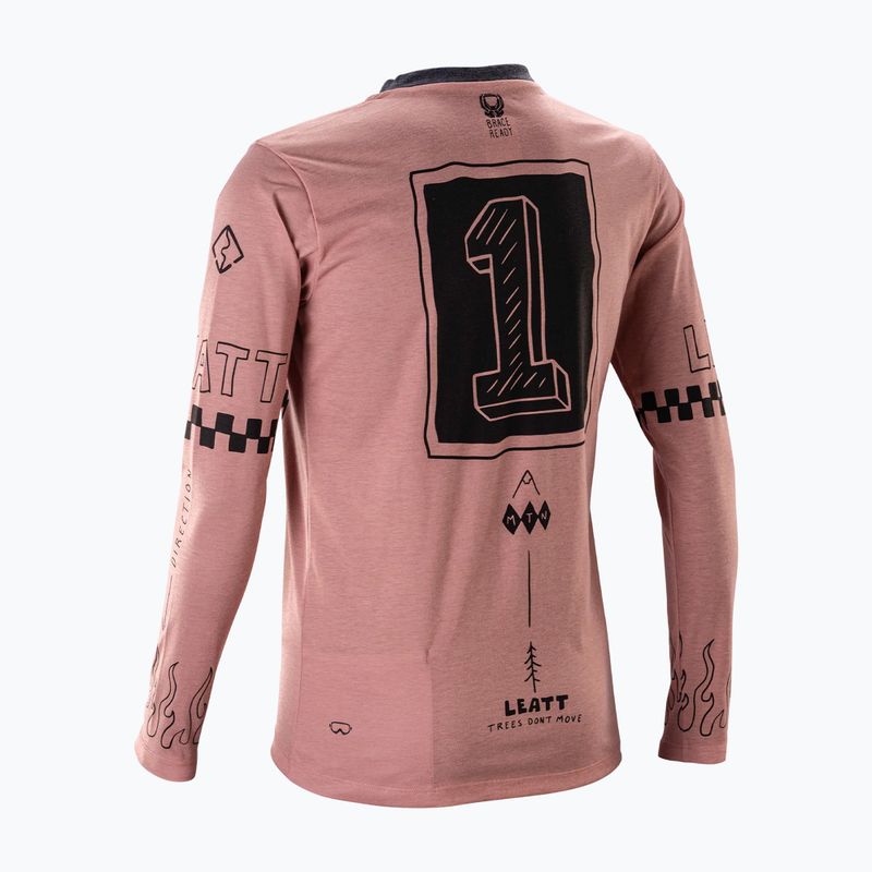 Longsleeve rowerowy damski Leatt MTB Gravity 3.0 W dusty pink 2