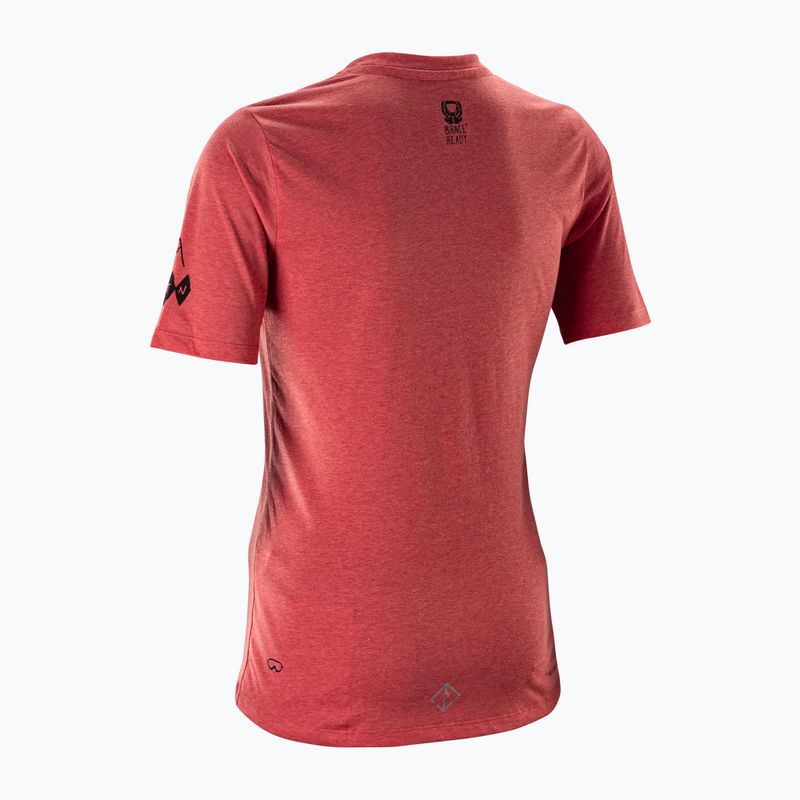 Koszulka rowerowa damska Leatt MTB Gravity 3.0 dusty red 2