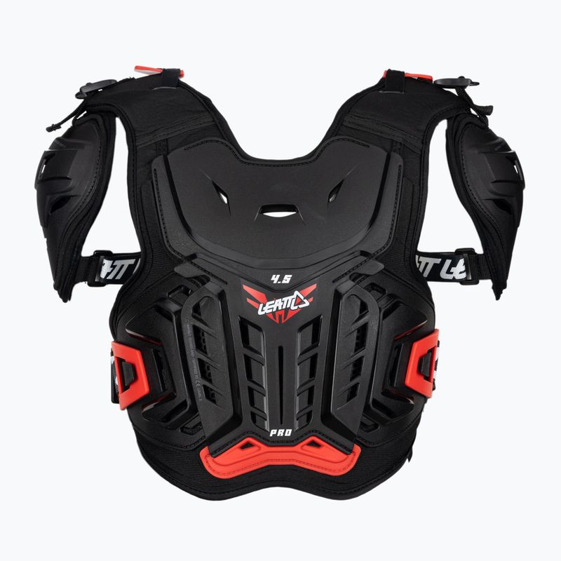 Buzer rowerowy dziecięcy Leatt Chest Protector 4.5 Pro Jr black/red