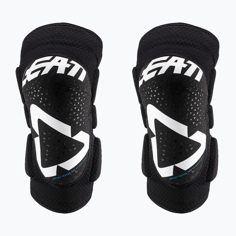Ochraniacze rowerowe na kolana dziecięce Leatt 3DF 5.0 Mini white/black
