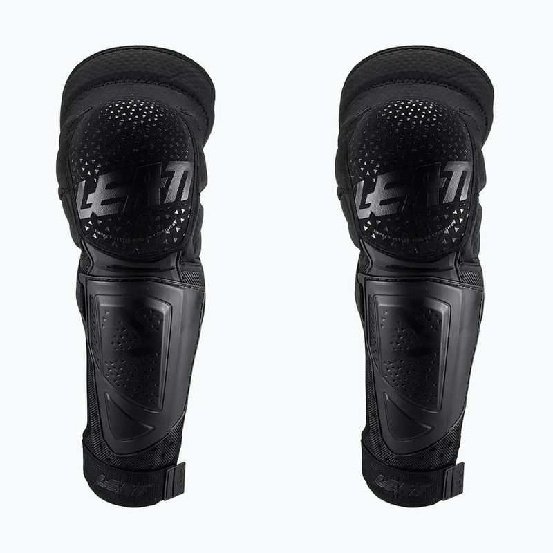 Ochraniacze rowerowe na kolana i piszczele Leatt 3DF Hybrid EXT black