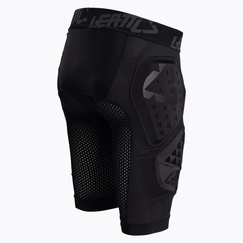 Spodenki rowerowe z ochraniaczami męskie Leatt Impact 3DF 3.0 black 3