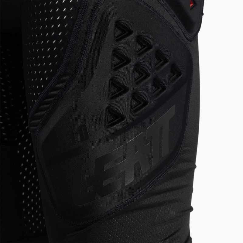 Spodenki rowerowe z ochraniaczami męskie Leatt Impact 3DF 3.0 black 5
