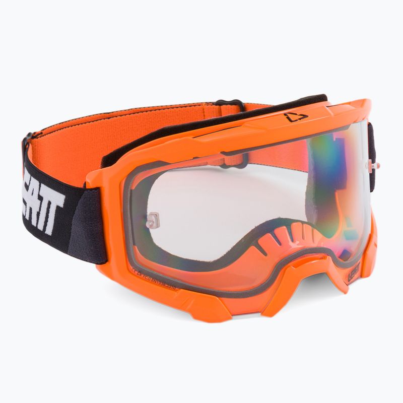 Gogle rowerowe Leatt Velocity 4.5 neon orange/clear