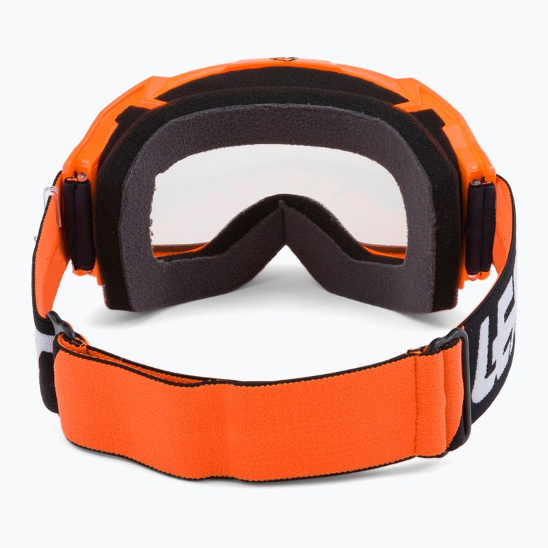 Gogle rowerowe Leatt Velocity 4.5 neon orange/clear 3