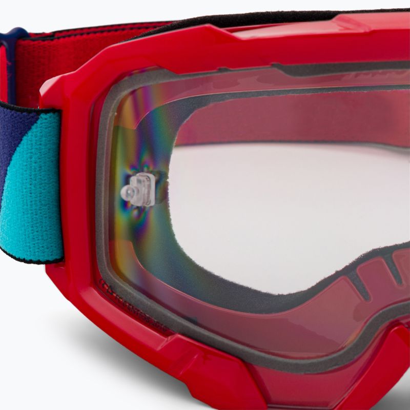 Gogle rowerowe Leatt Velocity 4.5 v22 red clear 5