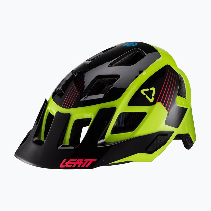 Kask rowerowy dziecięcy Leatt MTB AllMtn 1.0 V22 Jr lime 2