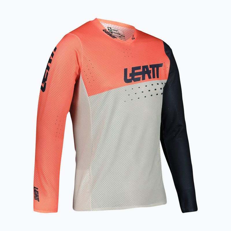 Longsleeve rowerowy męski Leatt MTB Gravity 4.0 coral