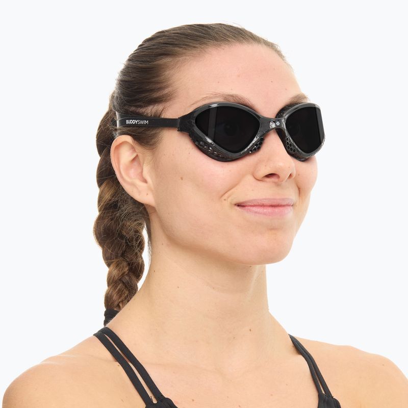 Okulary do pływania BuddySwim Ozean black/smoke 3