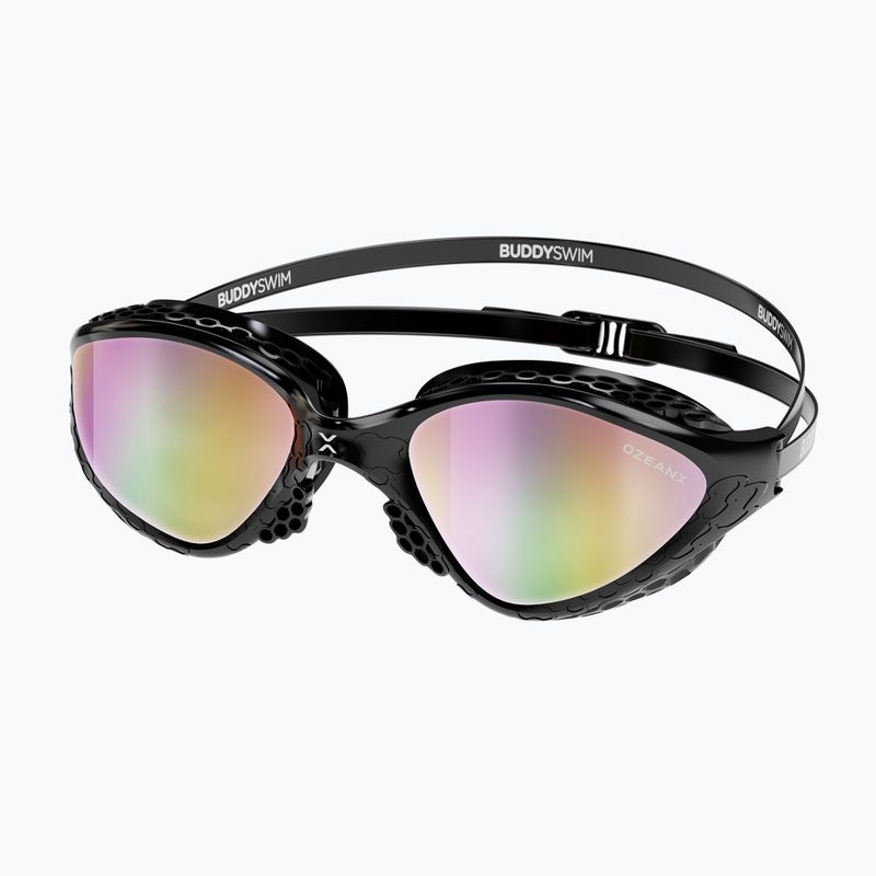 Okulary do pływania BuddySwim OzeanX Mirror black/iridium