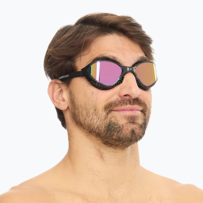 Okulary do pływania BuddySwim OzeanX Mirror black/iridium 3