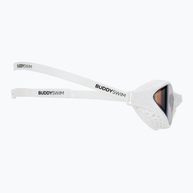 Okulary do pływania BuddySwim OzeanX Mirror white/blue 3