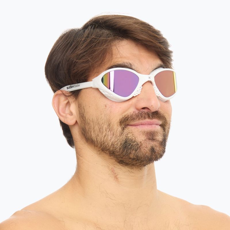 Okulary do pływania BuddySwim OzeanX Mirror white/iridium 3