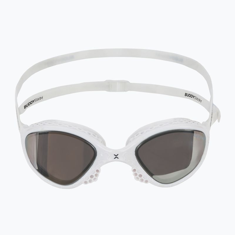 Okulary do pływania BuddySwim OzeanX Mirror white/silver 2
