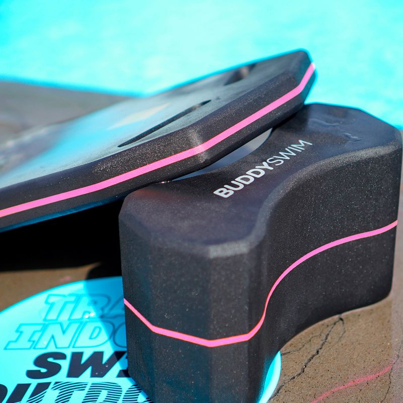 Deska do pływania BuddySwim Pull Buoy black/pink 5