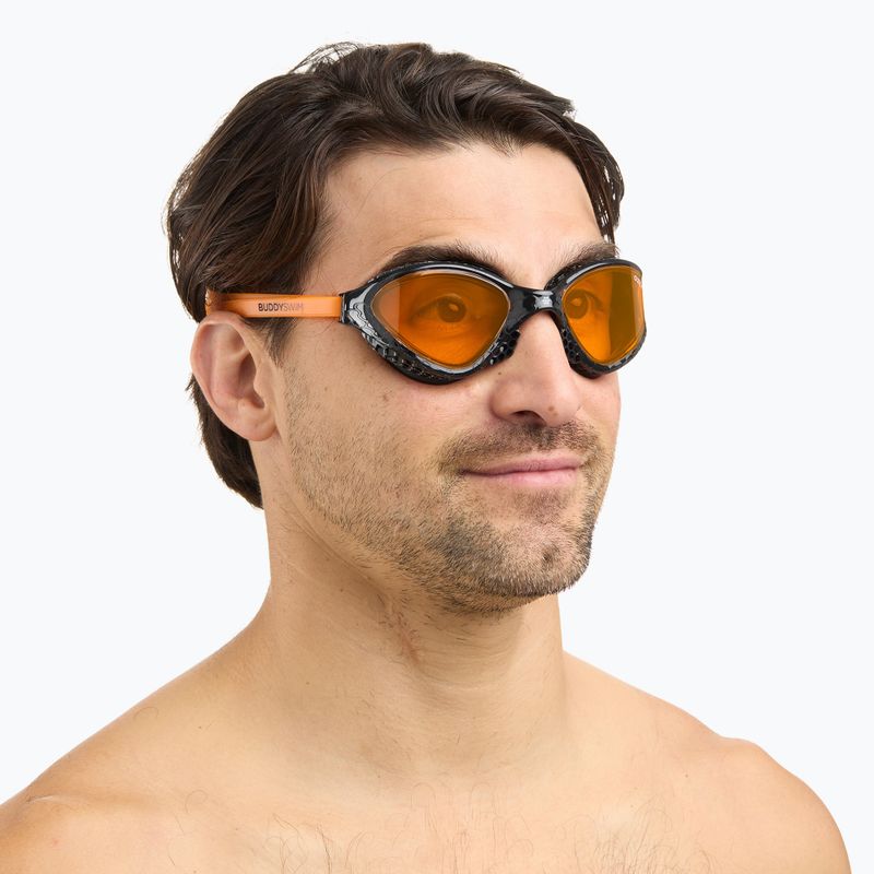 Okulary do pływania BuddySwim Ozean black/orange/ orange 4