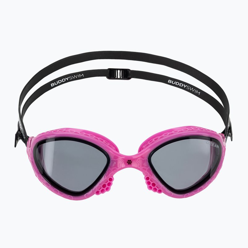Okulary do pływania BuddySwim Ozean pink/black/ smoke 2