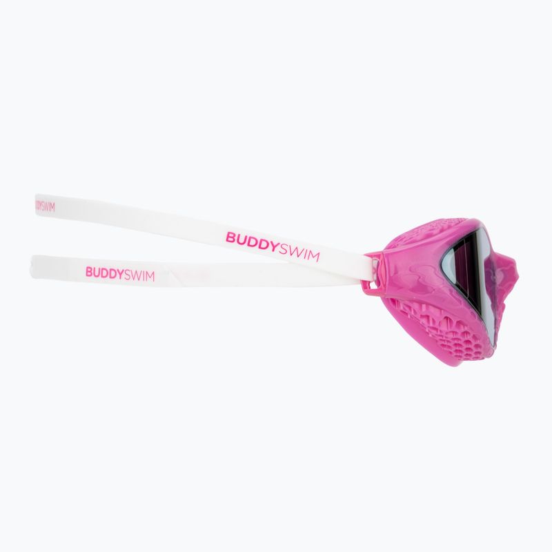Okulary do pływania BuddySwim OzeanX Mirror pink/white/ iridium 3