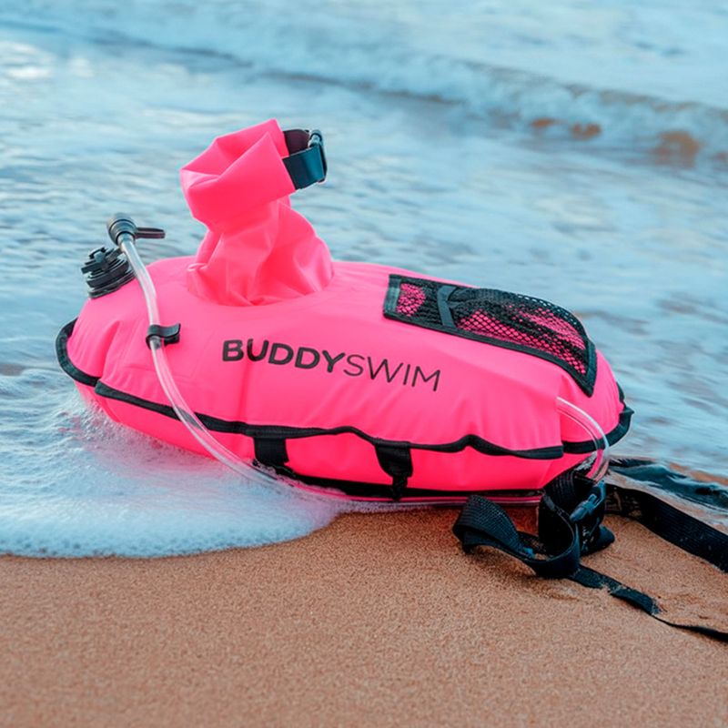 Bojka asekuracyjna Buddyswim Hydrastation Pro 10 l pink 4