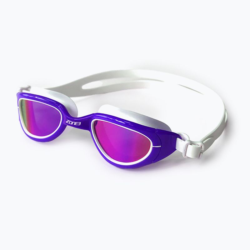 Okulary do pływania ZONE3 Attack polarized-purple/white