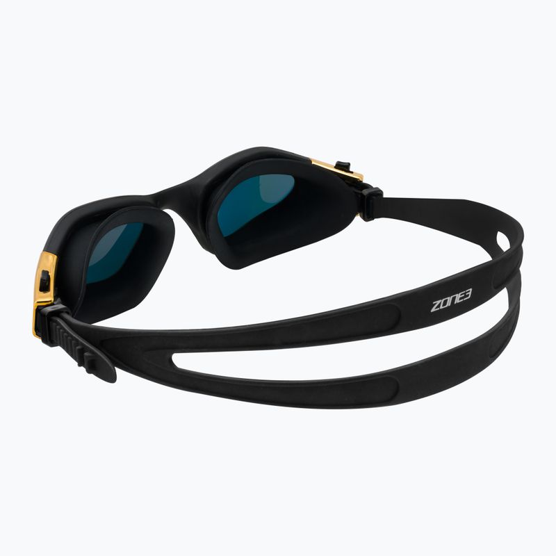 Okulary do pływania ZONE3 Vapour black/metallic gold 4