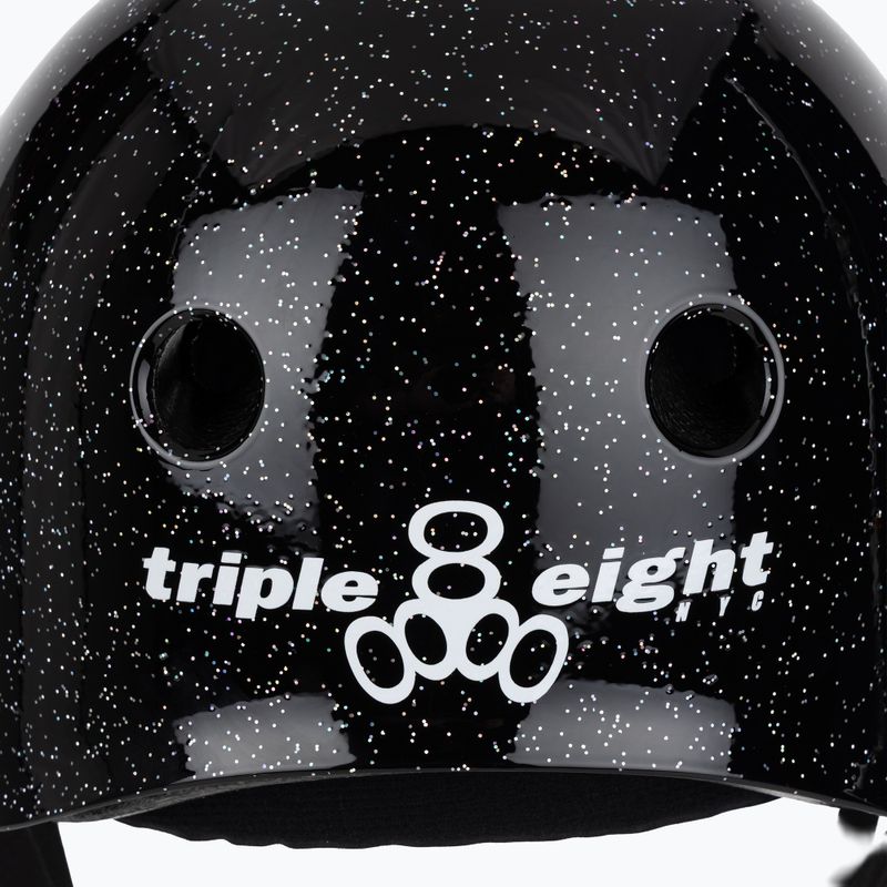 Kask Triple Eight The Certified Sweatsaver black glitter 7