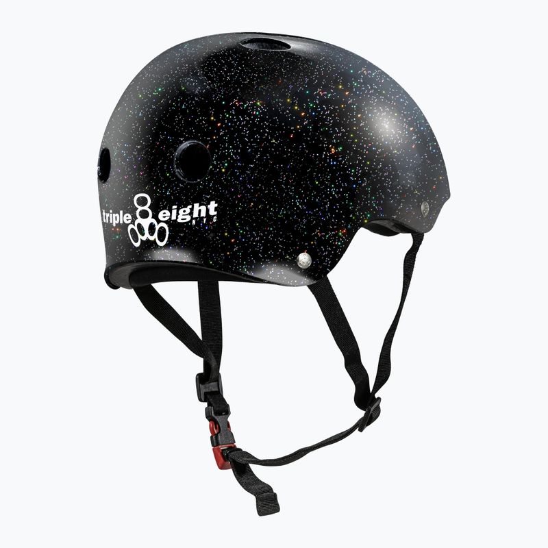 Kask Triple Eight The Certified Sweatsaver black glitter 2