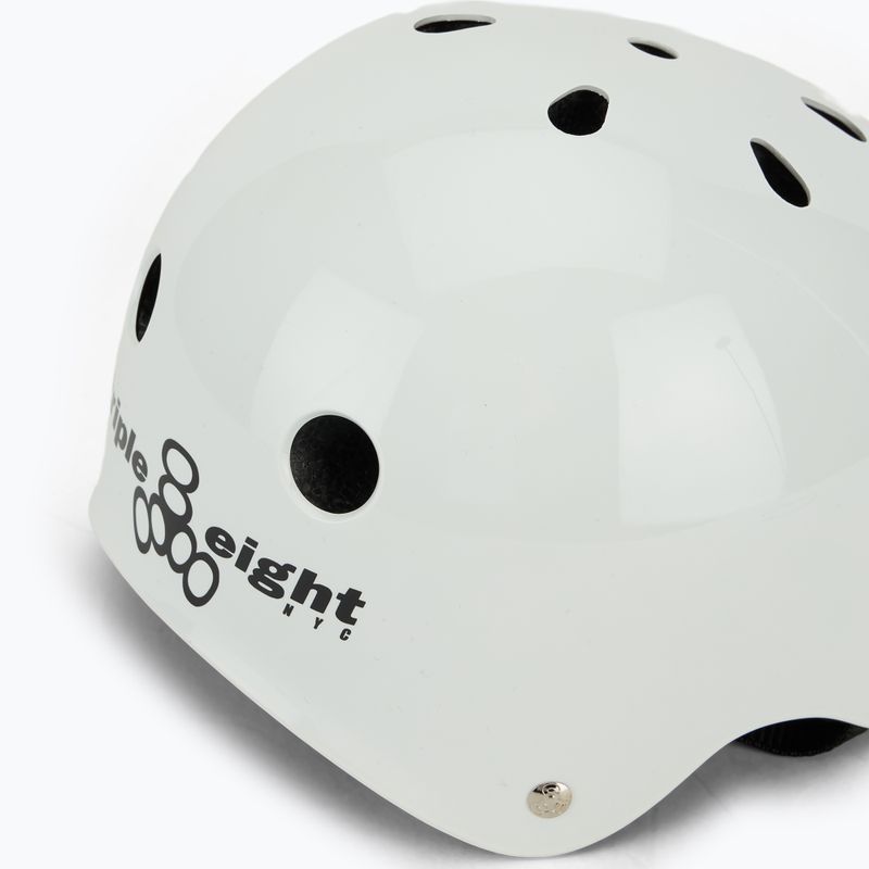 Kask dziecięcy Triple Eight Lil 8 Youth white glossy 7