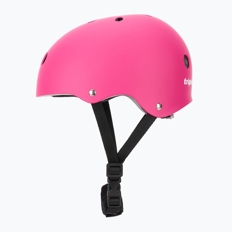 Kask dziecięcy Triple Eight Lil 8 Youth neon pink matte 3