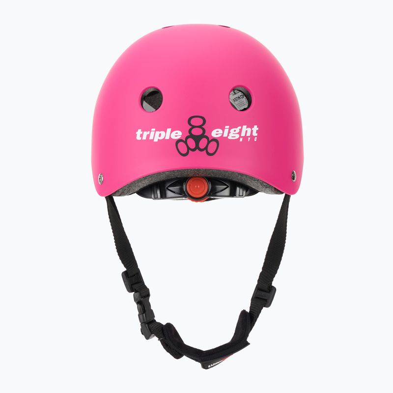 Kask dziecięcy Triple Eight Lil 8 Youth neon pink matte 4