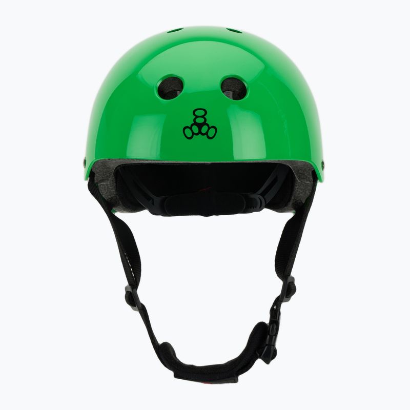 Kask dziecięcy Triple Eight Lil 8 Youth neon green glossy 2