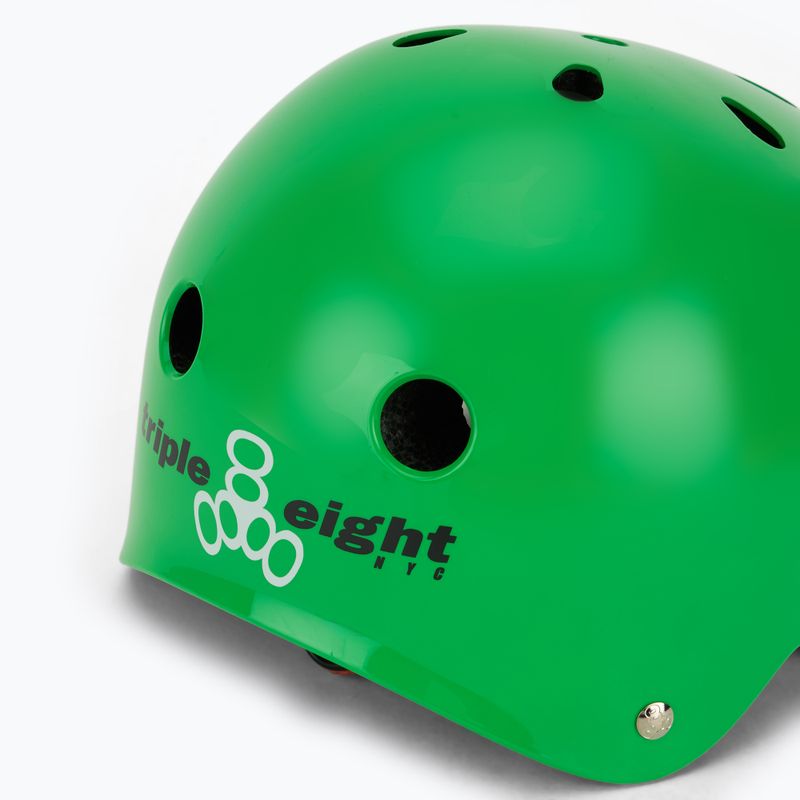Kask dziecięcy Triple Eight Lil 8 Youth neon green glossy 8
