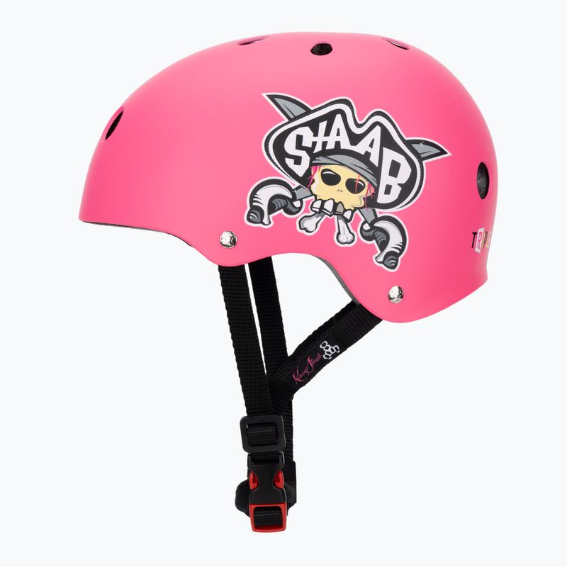 Kask dziecęcy Triple Eight Youth Lil 8 Staab neon pink 3