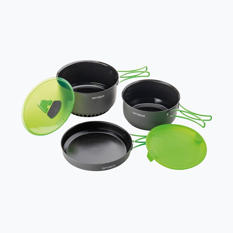 Zestaw naczyń turystycznych Optimus Terra Camp 4 Pot Set 2