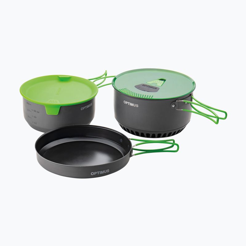 Zestaw naczyń turystycznych Optimus Terra Camp 4 Pot Set 3