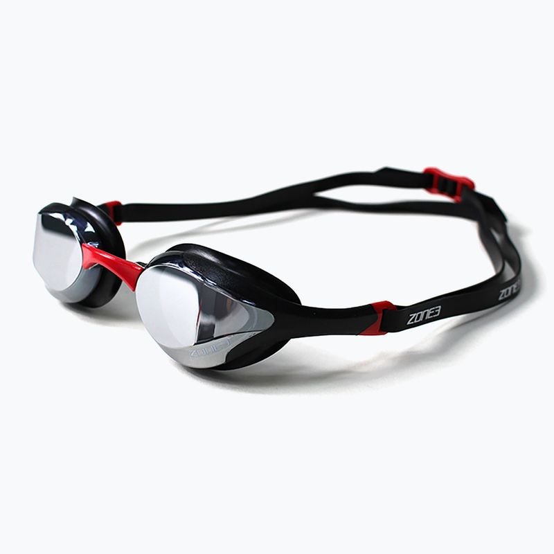 Okulary do pływania ZONE3 Volare Streamline Racing black/red/silver polarized mirror revo
