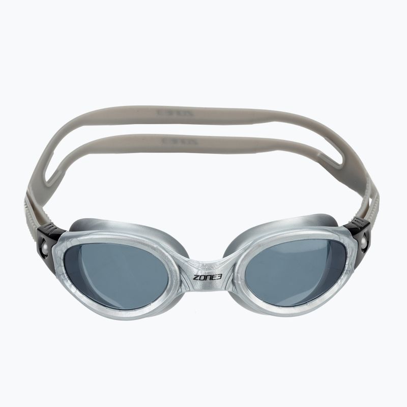 Okulary do pływania ZONE3 Apollo Swim silver/black/tinted blue 2