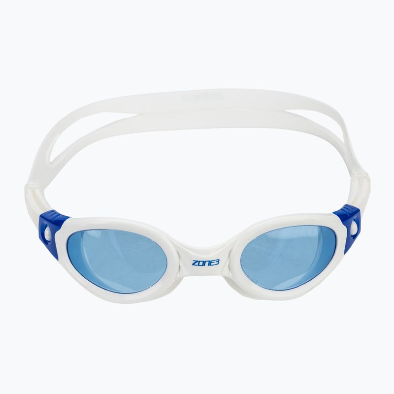 Okulary do pływania ZONE3 Apollo Swim white/blue/tinted blue 2