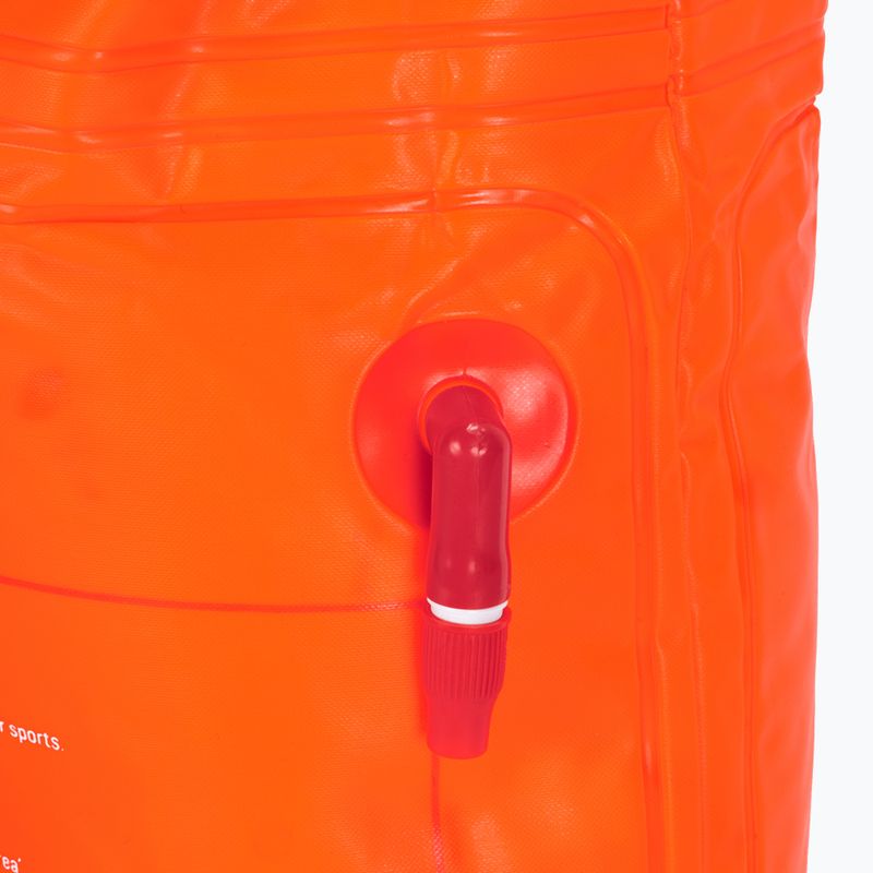 Bojka asekuracyjna ZONE3 Swim Run Drybag orange 4