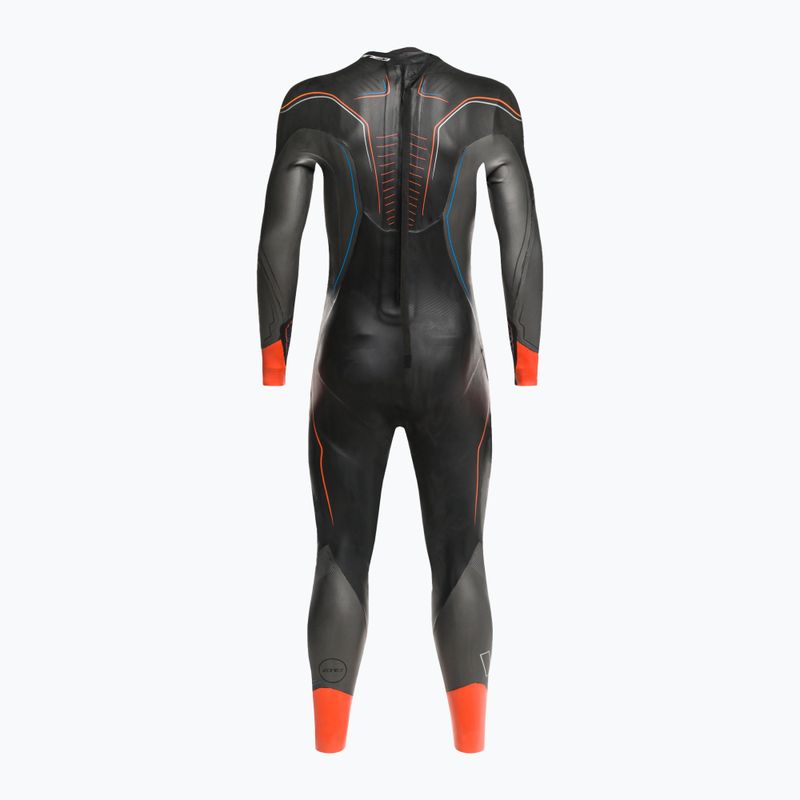 Pianka triathlonowa męska ZONE3 Vanquish 4 mm black/gun metal/red 3