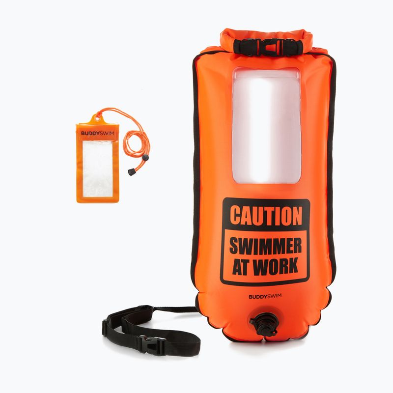 Bojka asekuracyjna BuddySwim Smartphone Dry Bag 28 l orange