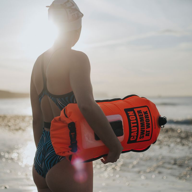 Bojka asekuracyjna BuddySwim Smartphone Dry Bag 28 l orange 6