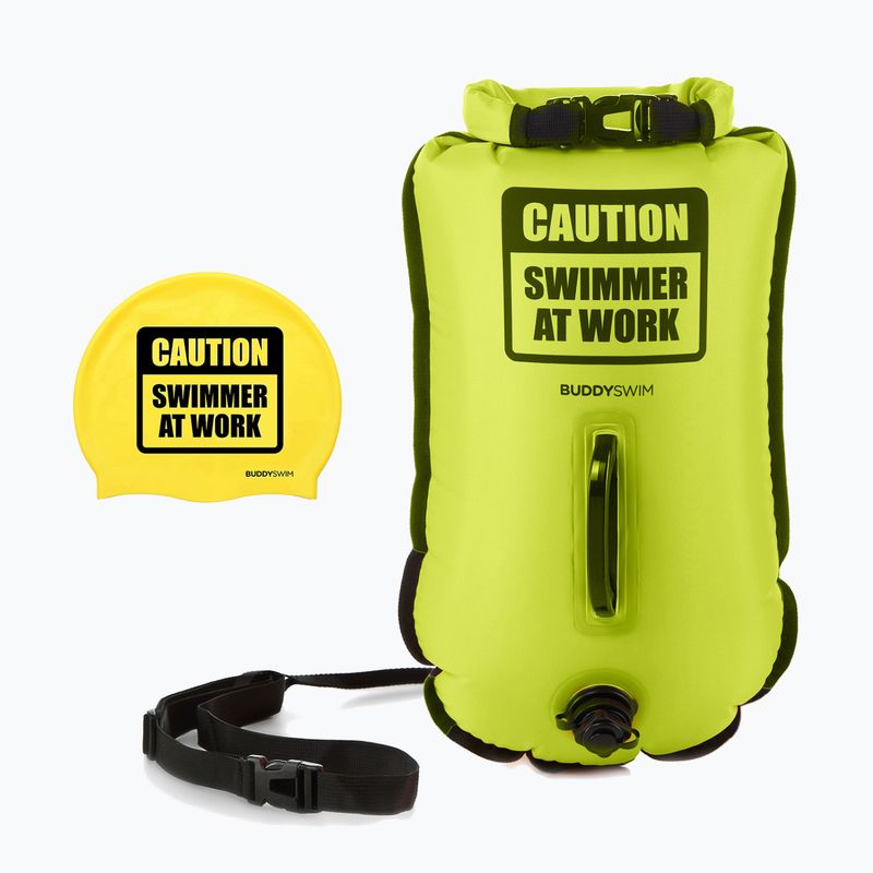 Bojka asekuracyjna BuddySwim CSW Dry Bag 20 l yellow