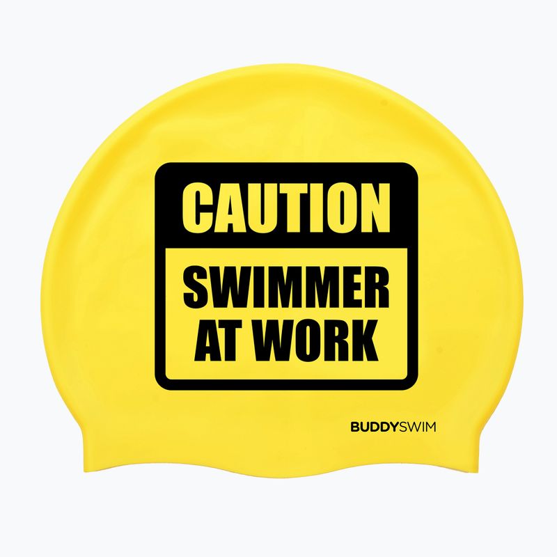 Czepek pływacki BuddySwim CSW Silicone yellow