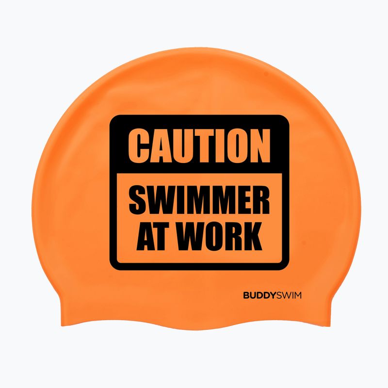 Czepek pływacki BuddySwim CSW Silicone orange