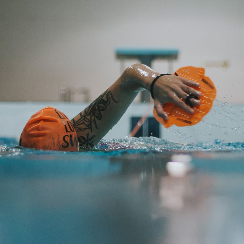 Wiosełka do pływania BuddySwim Power Paddle orange 7