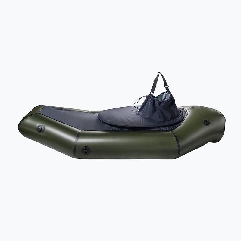 Ponton z pokładem Pinpack Packraft Amundsen II ciemnozielony 3