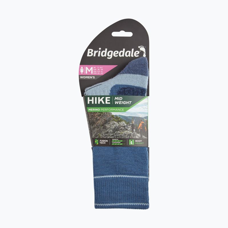 Skarpety damskie Bridgedale Heavyweight Performance Boot Original blue/sky 4